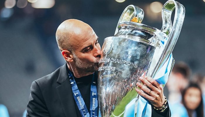 Pep Guardiola Over The Moon After Wining UCL Football Leagues