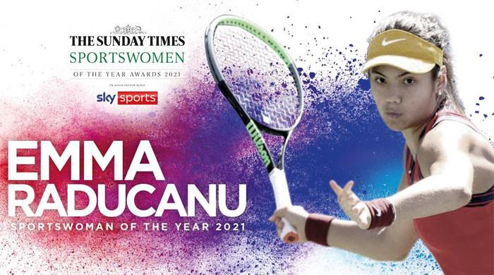 Emma Raducanu wins Sunday Times Sportswoman of the Year 2021 - Tennis ...