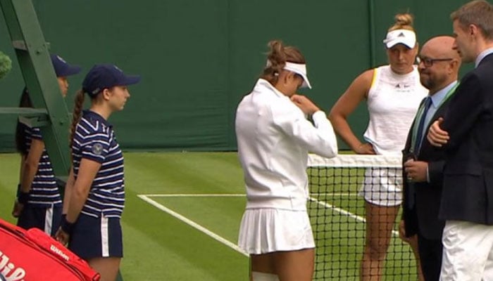 Romanian tennis player Mihaela was forced to wear white bra before  Wimbledon match