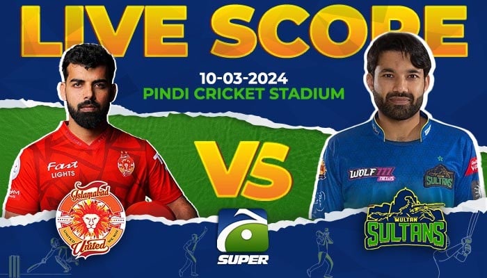 Islamabad United Vs Multan Sultans Live Score Psl Cricket Leagues Geosuper Tv