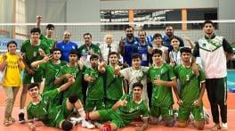 Pakistan volleyball team win CAVA U18 Boys Championship