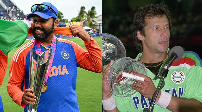 Rohit Sharma becomes second oldest captain after Imran Khan to win ICC Trophy – International