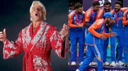 'Taking a page out of my book' : Ric Flair reacts to Rohit Sharma's T20 World Cup trophy celebration