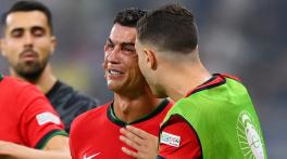Euro 2024: Martinez lauds teary-eyed Ronaldo after win over Slovenia