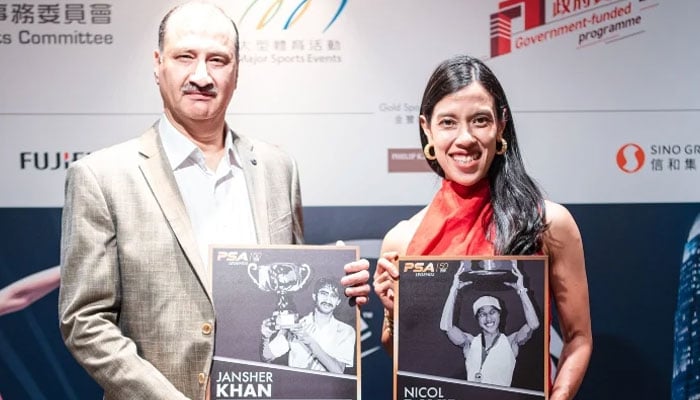 Pakistan's squash legend Jansher Khan inducted into PSA Hall of Fame - Squash - geosuper.tv